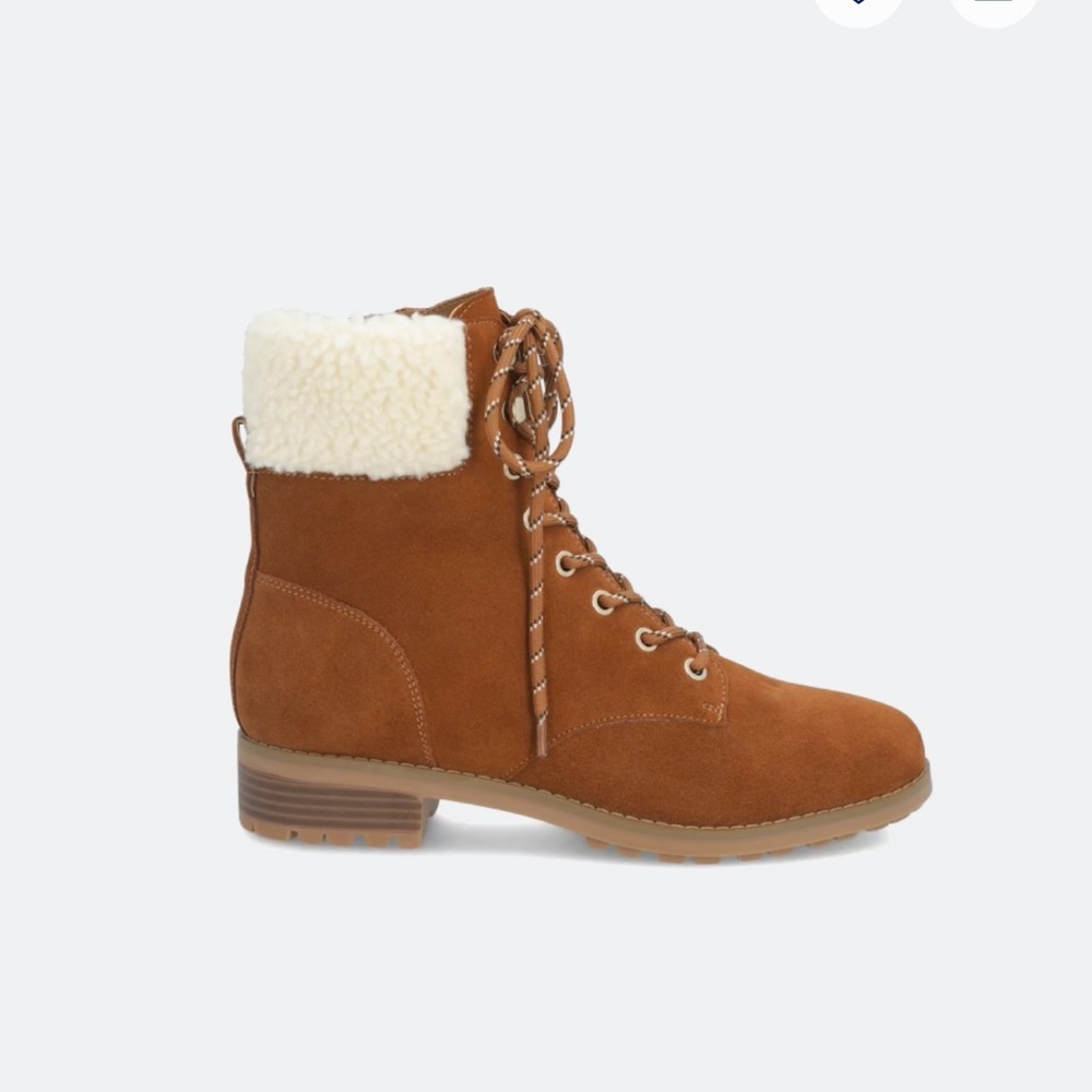 Violet & Red's Samara Hiker Suede Bootie Size 9 - Picture 2 of 6